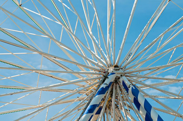 Fototapeta premium Part of a large modern big wheel