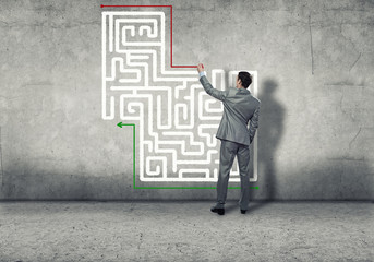 Obraz premium Finding solution