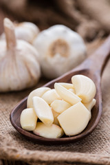 Fototapeta na wymiar Rustic style Garlic
