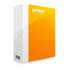 Pomarańczowa ikona oprogramowania