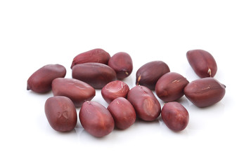 peanut on white background