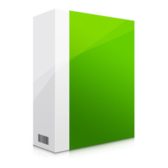 Zielona ikona pudełka