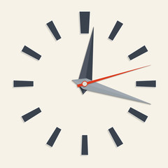 Analog clock face