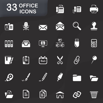 33 office icons