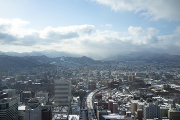 Fototapeta na wymiar 札幌市風景