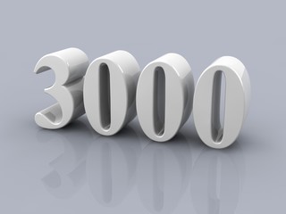 number 3000