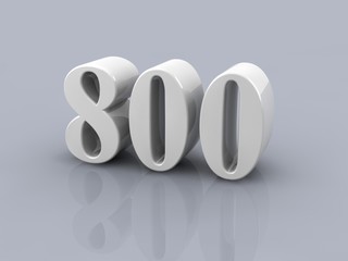 number 800