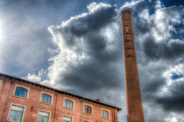 historisches Fabrikgebäude