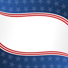 American US flag with stars background