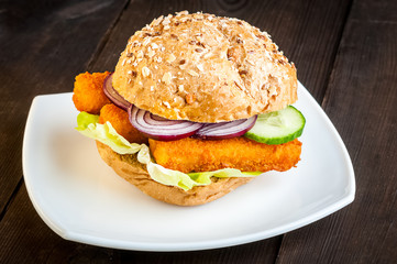 Fish burger