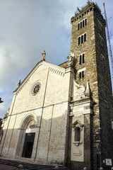 facade of a church