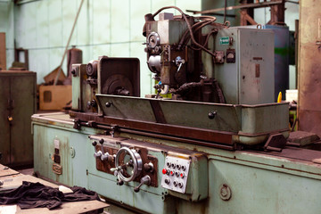 Industrial machine  in the factory