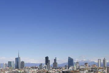 Fototapeta na wymiar Milano, skyline