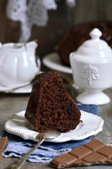 Chocolate banana cake.