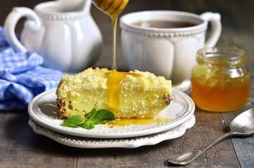 Cottage cheese crumble.