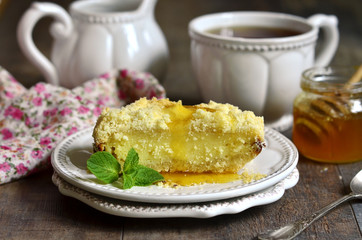 Cottage cheese crumble.