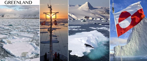 Gordijnen Groenland en het Hoge Noordpoolgebied © mrallen