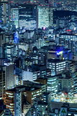 Fototapeta na wymiar Tokyo bei Nacht