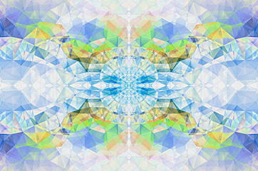 Geometrical abstract background from triangles.