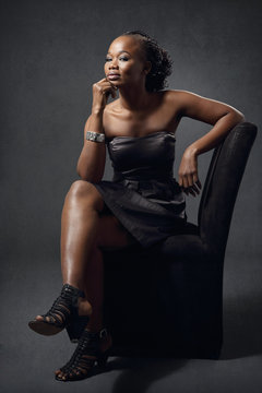 portrait jeune femme noire