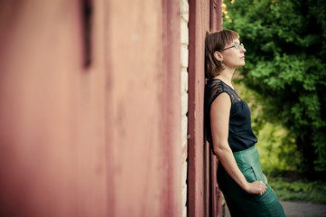 Young beautiful woman