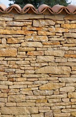Obraz premium Mediterrane Steinmauer
