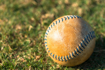 Softball Close Up on Field