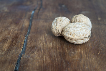 three walnuts