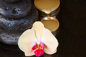 Obraz na płótnie Canvas orchid spa treatment