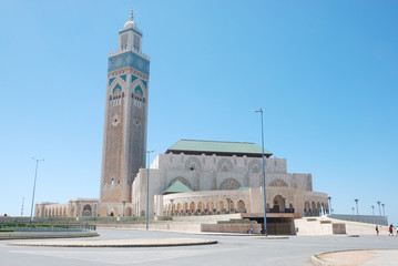 Fototapeta premium Hassan II Mosque, Casablanca, Morocco