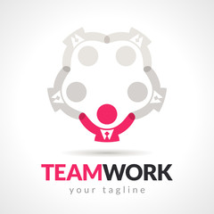 Vector Business Teamwork Leadership Concept