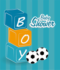Baby shower design, vector illustration.
