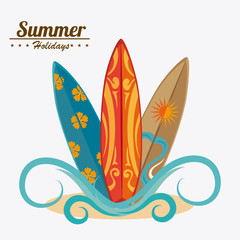 Summer design, vector illustration.