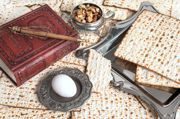 Matza bread for passover celebration