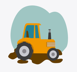 Farm design, vector illustration.