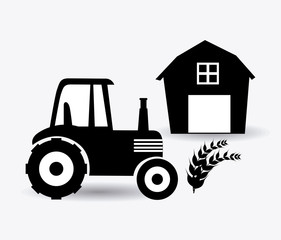 Farm design, vector illustration.