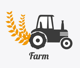 Farm design, vector illustration.