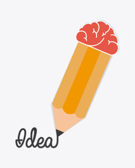 Idea design, vector illustration.