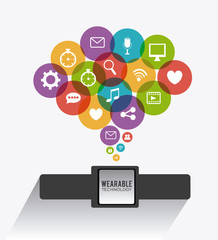 Technology design, vector illustration.