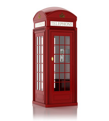 Obraz premium Red Telephone Box