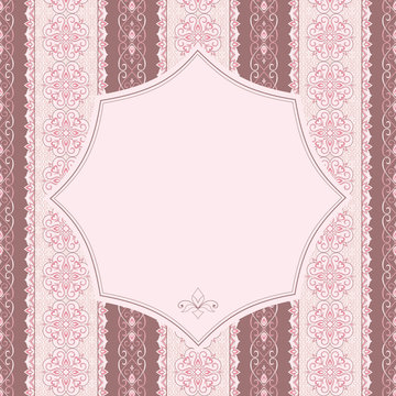 Filigree vector frame.