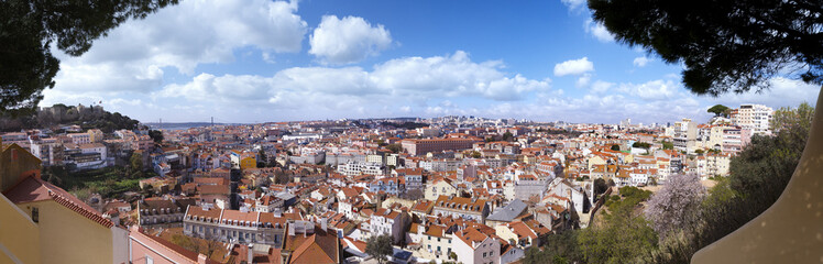 Fototapeta premium Mirador de Graça Lisbonne Portugal