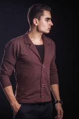 Portrait of sexy man