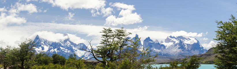 Mountain landscape, National park in Chile