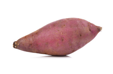 sweet potato on the white background