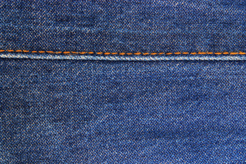 Jeans texture with seams