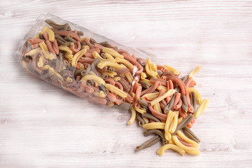 Strozzapreti Pasta Italian tricolor