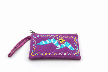 Colorful of  bag on white background