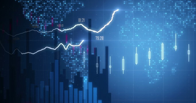 Positive Financial chart In 