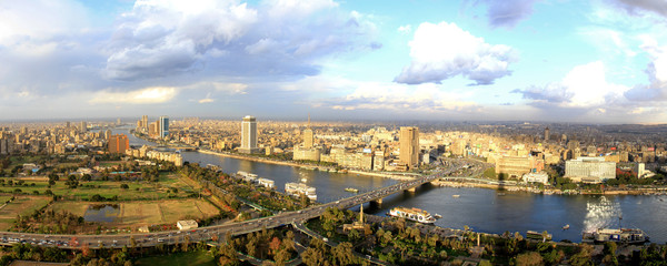 Panele Szklane Podświetlane  Cairo panorama